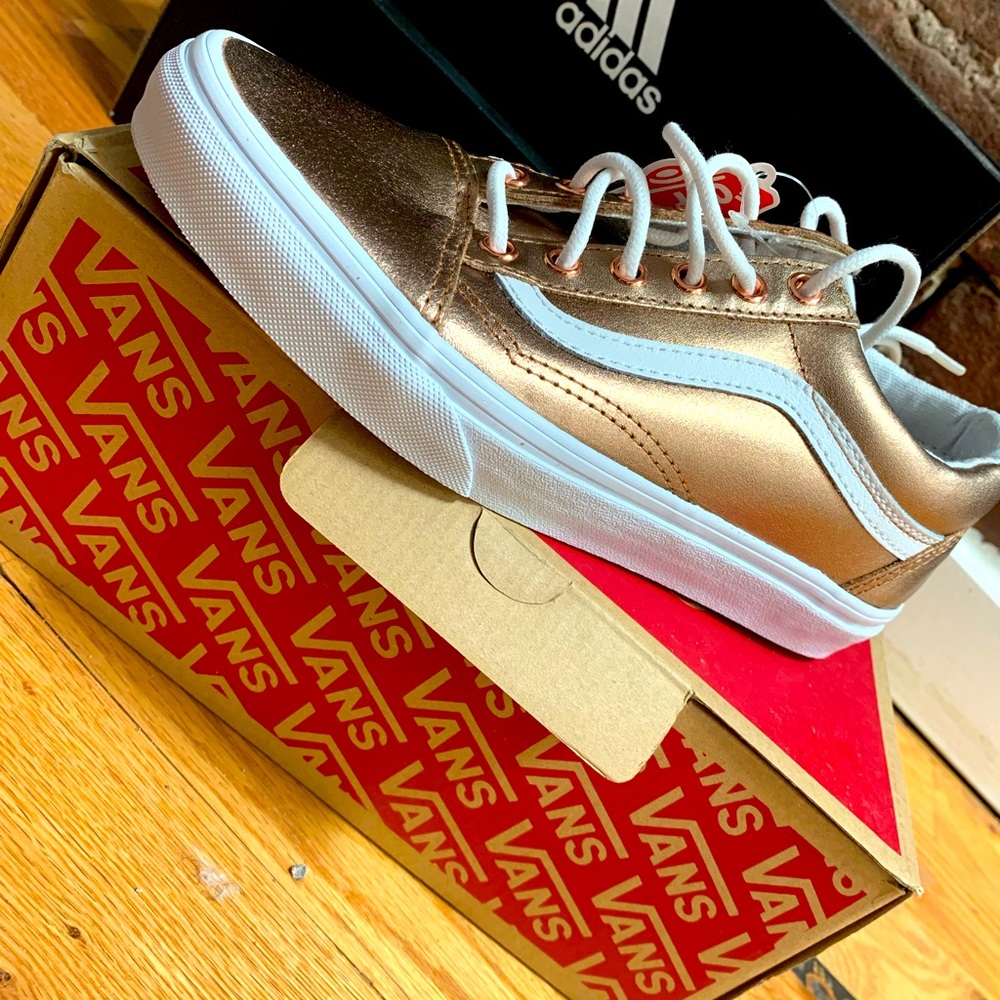 Vans old skool metallic rose sneaker